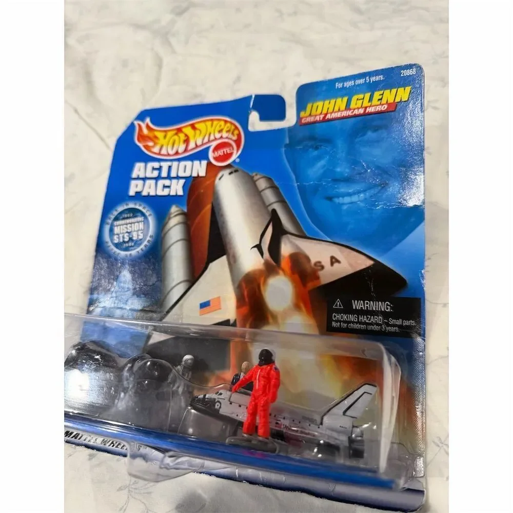 Hot Wheels Action Pack John Glenn Great American Hero 1998 Set